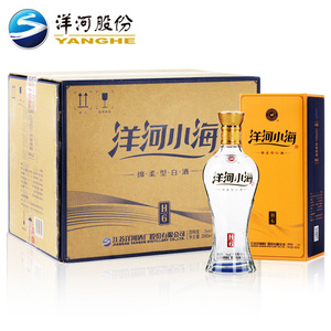 洋河小海52度 480ml*6瓶 整箱 绵柔浓香型高度白酒 送礼宴请佳品