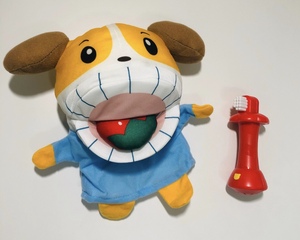 巧虎宝宝版新版手偶2020大嘴狗刷牙电动牙刷17月龄玩具全新未拆封