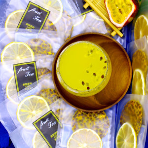 百香果柠檬茶包泡水喝的水果茶小袋装美白组合网红果干片蜂蜜无糖