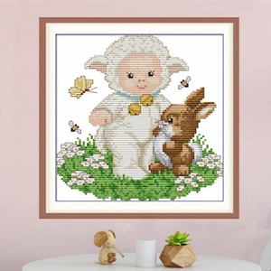 羊宝宝十字绣