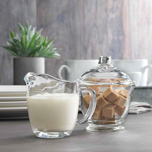 外贸出口欧式咖啡配件套装小糖罐带盖下午茶小奶罐奶壶糖盅加奶杯