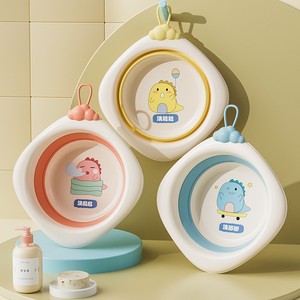 便携式宝宝洗脸盆塑料家用婴儿盆子母婴用品可折叠脸盆儿童折叠盆