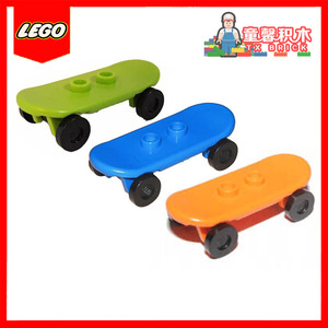 乐高LEGO正品零配件 42511 滑板车含轮2496 蓝4172695浅绿6064097