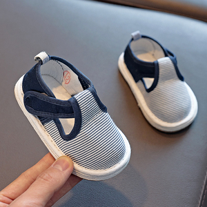 儿童手工布鞋1-3岁男女宝宝老北京千层底鞋子婴幼儿学步2单鞋软底