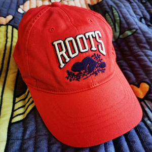 roots 加拿大海狸鼠运动棒球帽儿童鸭舌帽遮阳休闲百搭潮牌 4-8岁