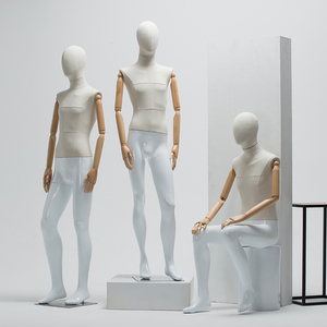 服装店男装模特道具全身橱窗陈列展示道具模特架假人包布韩版模特