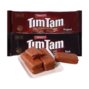 澳大利亚进口雅乐思TIM TAM原味巧克力黑巧夹心饼干200g零食