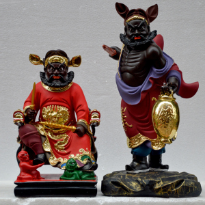 钟馗摆件风水招财树脂镇宅客厅钟馗神像居家供奉道教居家