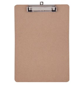 竖式木板夹写字夹子文具齐心便携式纤维A4垫板夹壁挂车间文件夹