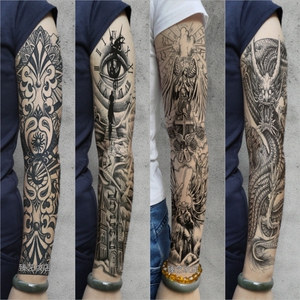 大花臂全臂纹身贴