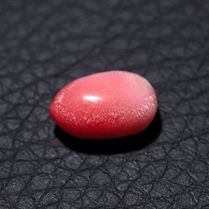 天然海螺珠戒指粉色孔克珠吊坠火焰纹珍珠裸珠耳钉项链18k金定制