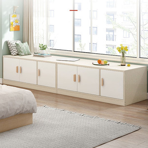 飘窗柜储物柜落地可坐地柜矮柜长条自由组合踏踏米柜子家用杂物柜