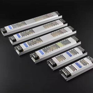 低压灯带变压器12v24v家用超薄静音电源100w200w300w线条灯转压器