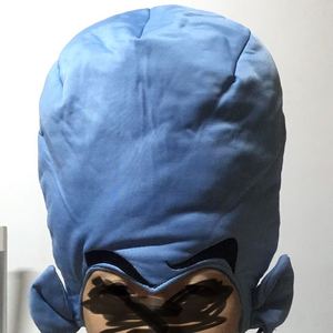 外贸原单Megamind超级大坏蛋主角装扮大脑袋蓝色帽子卡通搞笑帽子