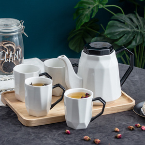 简约杯具套装家用陶瓷杯套杯水具耐高温杯子茶杯茶具客厅水杯套装