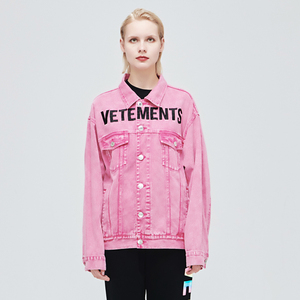 vetements情侣款牛仔夹克时尚潮流个性男女同款外套300157