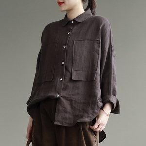 素品棉麻休闲女装