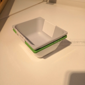 ikea成都宜家瓦瑞拉盒子抽屉收纳盒桌面储物盒塑料收纳盒