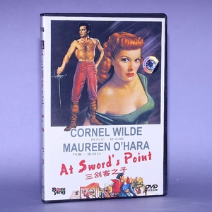 正版电影DVD光盘 三剑客之子 At Sword's Point 盒装 1DVD 碟片