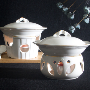 大汤盅陶瓷带盖