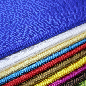 中华丝绸城唐装娃衣汉服织锦锻提花回纹布料万字纹手工丝绸面料