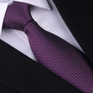 猎尚紫色领带结婚条纹商务正装结婚学生韩版工作蓝色领带