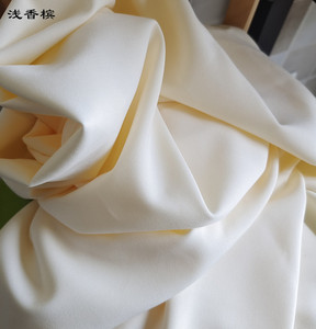 四面微弹软缎香槟紫色白色婚庆背景装饰背景面料礼服裙子布料