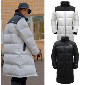 eider韩国代购反季冬户外朴宝剑同款立领加厚鹅绒中长款厚羽绒服