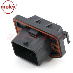 现货 Molex643341001 汽车WTB防水电源+信号连接器 32pin插头弯角