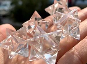 光之门水晶印度手工喜马拉雅梅尔卡巴摆件