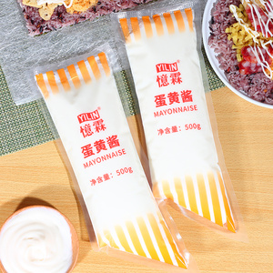 蛋黄酱批量版500克 寿司 紫菜卷包饭台湾饭团材料 沙拉酱忆霖袋装