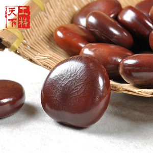 过江龙木腰子手把件揉手球大个阴阳平安豆创意钥匙扣挂件500g