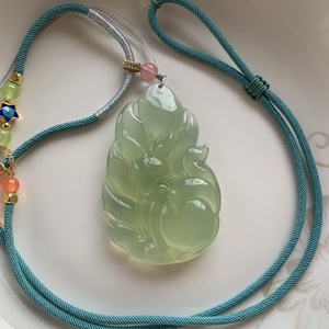 纯手工岫玉吊坠