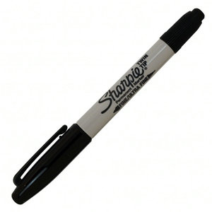 美国三福SANFORD 双头记号笔Shanpie 黑色32001 Marker双头油性笔