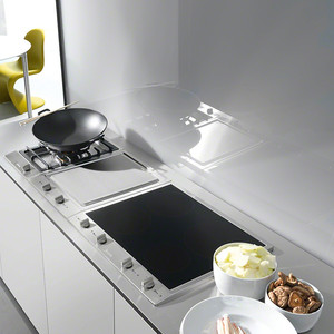 miele燃气灶cs 1011 g德国进口美诺正品双炒锅灶头组合式灶台