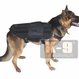 K-9背心式犬战术马甲  运动型黑色战术牵引带  强反光狗狗作战衣