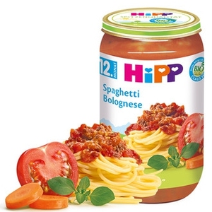 德国喜宝Hipp有机番茄胡萝卜意大利面牛肉泥 12个月以上 250g