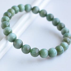 天然磷灰石手链 猫眼绿磷灰手链 女款