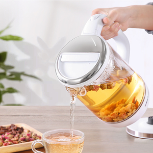 荣事达玻璃电热烧水壶家用自动断电小型透明煲煮水器养生泡茶专用