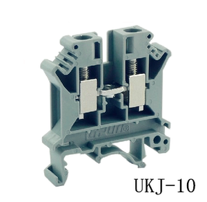 UKJ-10 上海友邦电气 UPUN 10平方 框式螺钉压接端子排/柱 导轨式