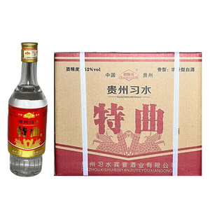 贵州习水特曲52度500ml*12瓶浓香型白酒整箱纯粮食大曲陈年老酒