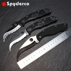 spyderco蜘蛛c12gs civilian文官/matriarch女王