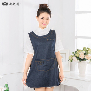 00福战匠旗舰店天猫高端围裙女士漂亮时尚背心式围兜大人做饭家用