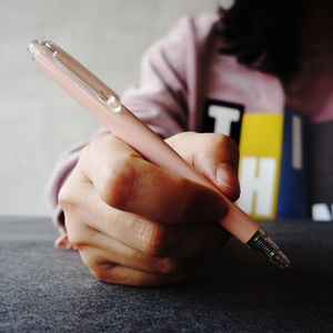 素念 华晨宇同款少女粉色樱花季限定款0.5黑色中性笔高密度签字笔