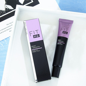 正品美宝莲fitme妆前乳女隔离霜高保湿哑光打底遮瑕补水隐形毛孔