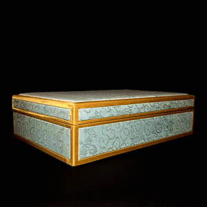 千臻堂非遗传承手工制作宫廷老锦盒刺绣绸缎布面料首饰盒珠宝收纳