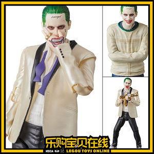 正版 mafex 自杀小队 小丑 joker 莱托 白色西服版 可动 手办