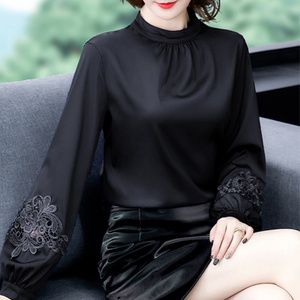 打折长袖桑蚕丝真丝衬衫上衣清仓处理品牌正品女装2020春秋夏新款