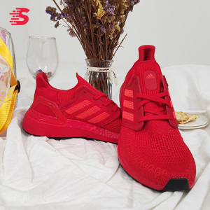 adidas/阿迪达斯正品2020新年款ultraboost 20红色跑步鞋eg0700