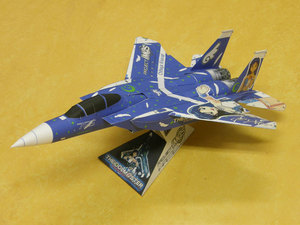 f15-e战斗机飞机 3d立体纸模型手工diy  附实物说明